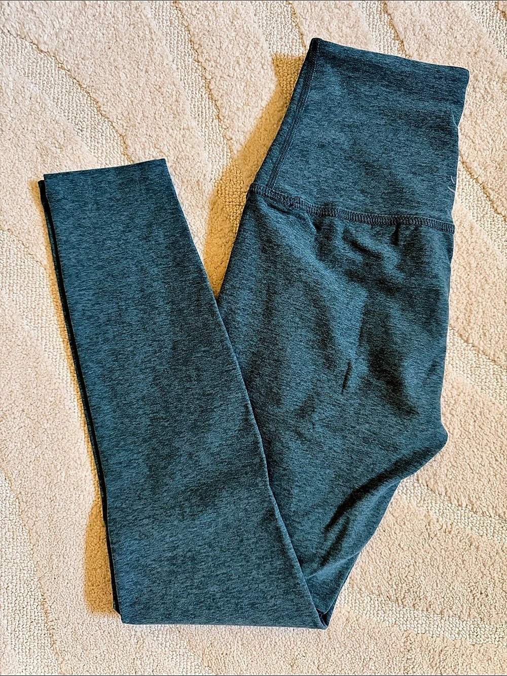 Beyond Yoga Spacedye Caught In The Midi High Waisted Legging Blue XS